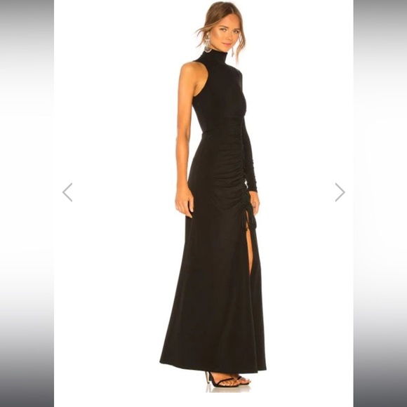 Cinq A Sept Francoise One Sleeved Maxi Gown - Picture 2 of 3